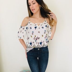 Cold shoulder top